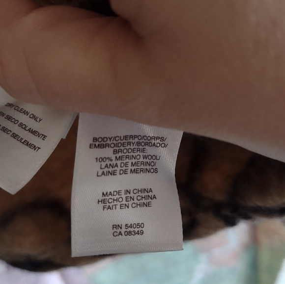 100% wool Jones New York top button cape - Picture 5 of 5